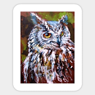 Owl portrait Sticker